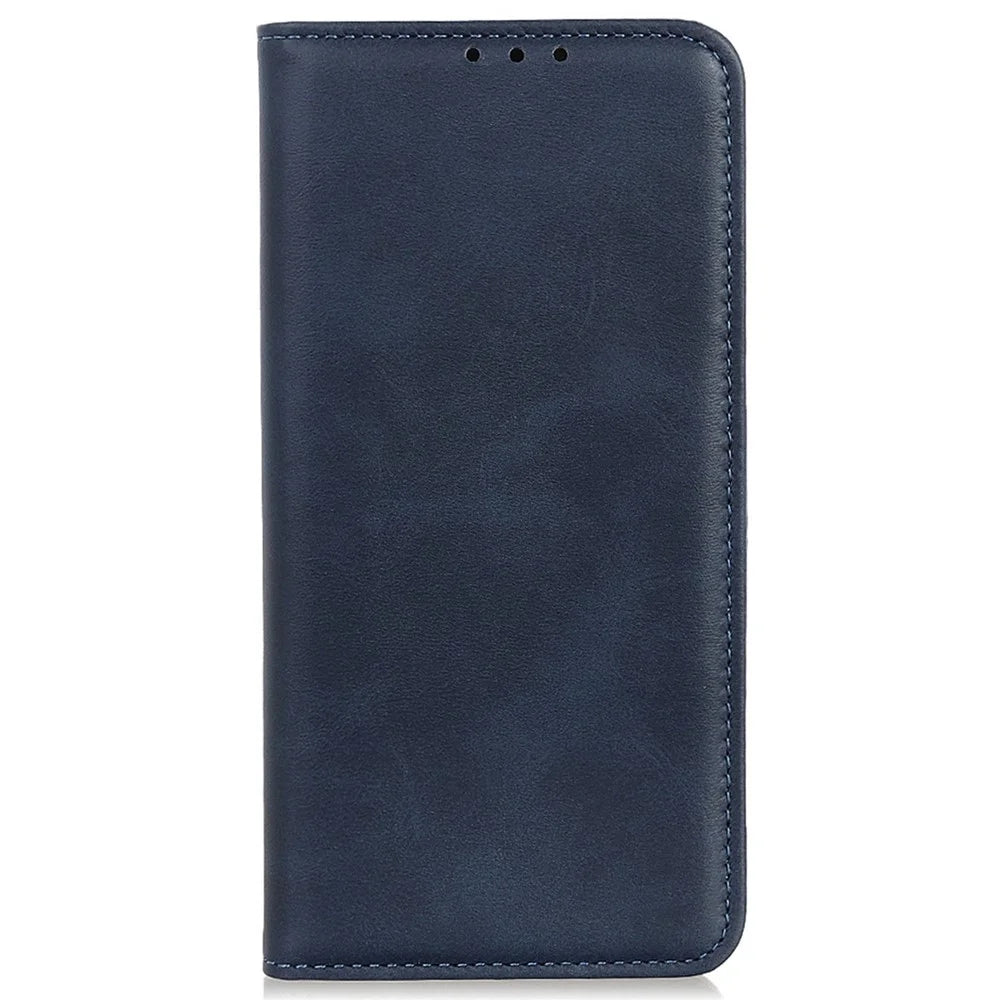 For OnePlus Nord CE4 5G Case Split Leather Magnetic Adsorption Flip Phone Cover - Blue - 6