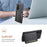 For Sony Xperia 1 V Kickstand Case Leather+PC+TPU Anti-scratch Mobile Phone Cover - Black - 5