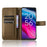 For TCL 50 SE Wallet Phone Case Diamond Texture PU Leather Flip Cover - Brown - 2