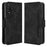 For TCL 50 SE Case PU Leather Multiple Card Slots Shockproof Flip Phone Cover - Black - 1