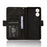 For TCL 50 SE Case PU Leather Multiple Card Slots Shockproof Flip Phone Cover - Black - 5