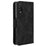 For TCL 50 SE Case PU Leather Multiple Card Slots Shockproof Flip Phone Cover - Black - 7
