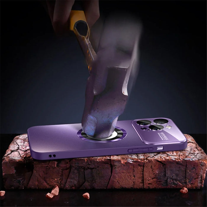 For iPhone 12 Pro Case Compatible with MagSafe Slim PC Phone Shell - Titanium Grey - 7