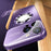 For iPhone 14 Pro Max Case with Lens Film Magnetic Anti-scratch PC Phone Protective Shell - Dark Purple - 4