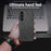 For Samsung Galaxy M55 5G / C55 5G / F55 5G Shockproof Case Retro Leather Covered Hybrid Phone Shell - Black - 4