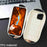For iPhone 15 Pro Max Case Funny Denim Slipper Design Flexible TPU Phone Cover - Grey Blue - 5