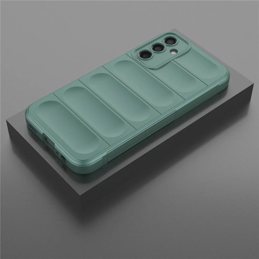 For Samsung Galaxy M15 5G / F15 5G Case Anti-Scratch Soft TPU Phone Protection Cover - Green - 6
