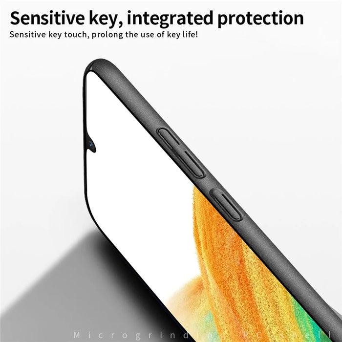 MOFI Shield Matte Series for Samsung Galaxy A55 5G Case Scratch-proof PC Phone Back Cover - Black - 3