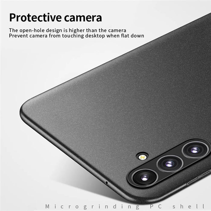 MOFI Shield Matte Series for Samsung Galaxy A55 5G Case Scratch-proof PC Phone Back Cover - Black - 4