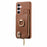 Y3 for Samsung Galaxy A55 5G Case RFID Blocking Phone Wallet Cover Supports Magnetic Car Holder - Brown - 2