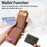Y3 for Samsung Galaxy A55 5G Case RFID Blocking Phone Wallet Cover Supports Magnetic Car Holder - Brown - 7
