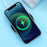 WOLMTT For iPhone 13 Pro Cell Phone Cases Dual Color Frame PC+TPU Back Cover - Blue+Orange - 5