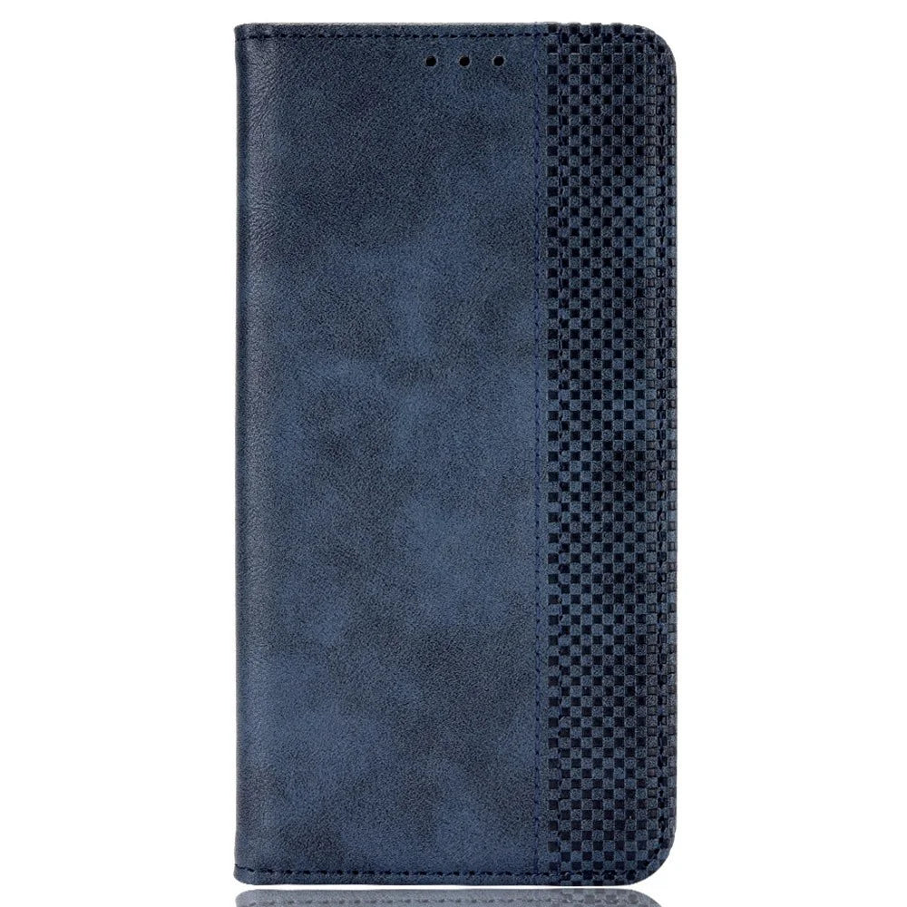 For vivo Y200e 5G / V40 SE 5G / Y100 5G (Indonesia) / V30 Lite 4G / T3 5G / Y100 4G / V30 SE 5G Phone Case Magnetic Leather Cover - Blue - 6