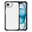 For iPhone 17e / 16e Case 3-in-1 Drop Protection TPU+TPE+Acrylic Phone Cover - Black - 2