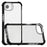 For iPhone 17e / 16e Case 3-in-1 Drop Protection TPU+TPE+Acrylic Phone Cover - Black - 5