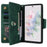 For Google Pixel 7 5G Case Multiple Card Slots Rivet Decor Leather Stand Phone Cover - Green - 2