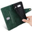 For Google Pixel 7 5G Case Multiple Card Slots Rivet Decor Leather Stand Phone Cover - Green - 6