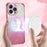 KADEM For iPhone 15 Pro Max TPU Case Glitter Powder Electroplated Smart Phone Cover - Pink - 4