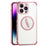 KADEM For iPhone 14 Pro Max Case Four Corners Anti-Drop Electroplated TPU Phone Shell - Pink - 1