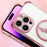 KADEM For iPhone 14 Pro Max Case Four Corners Anti-Drop Electroplated TPU Phone Shell - Pink - 6