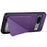 For Google Pixel 7 5G Case Card Holder PU Leather Coated PC+TPU Kickstand Phone Cover - Purple - 3