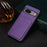 For Google Pixel 7 5G Case Card Holder PU Leather Coated PC+TPU Kickstand Phone Cover - Purple - 5