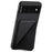 For Google Pixel 6 Case Kickstand Calf Textured Leather+PC+TPU Phone Shell - Black - 2