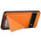 For Google Pixel 6 Pro 5G Case Card Holder Kickstand Feature PU Leather Back Cover - Orange - 3