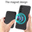 M2 For Samsung Galaxy S23 FE Phone Case Leather Coated Detachable Card Holder Back Cover - Black - 5
