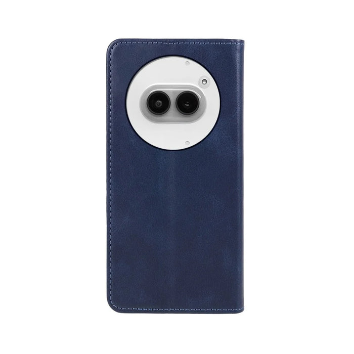 For Nothing Phone (2a) Plus / Phone (2a) Case Phone Back Cover with Magnetic Clasp Calf Texture Wallet - Blue - 7