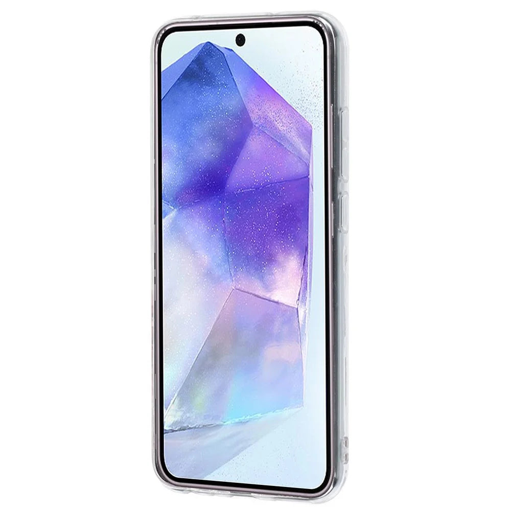 For Samsung Galaxy A55 5G Case Pattern Printing Protective Soft TPU Phone Cover - Flower - 2