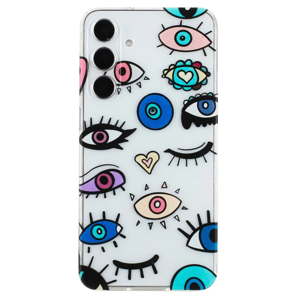 For Samsung Galaxy A05s 4G Phone Case Pattern Printing Soft TPU Shell - Monster Eyes - 1