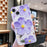 For iPhone 14 Plus Case TPU Pattern Printing Phone Guard Cover - Purple Flower - 4