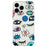 TPU Case for iPhone 14 Pro Max Shell Pattern Printing Protective Back Cover - Monster Eyes - 1