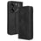 For TECNO Pova 6 Pro 5G LI9 Case Wallet Retro Texture Leather Phone Cover - Black - 1