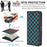 For Infinix Note 40 X6853 Case RFID Blocking Wallet PU Leather Stand Phone Cover - Black - 5