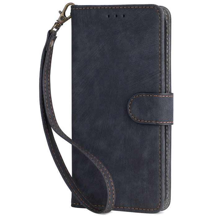 For Infinix Note 40 X6853 Case RFID Blocking Wallet PU Leather Stand Phone Cover - Black - 7