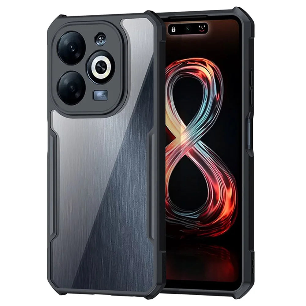 XUNDD For Infinix Smart 8 Pro 4G Phone Case Slim-Fit TPU+Acrylic Fall-Proof Cover - 1