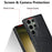 For Samsung Galaxy S23 Ultra Card Storage Phone Shell Shockproof Cell Phone Case PU+TPU Cover - Black - 4