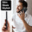For Samsung Galaxy S23 Ultra Card Storage Phone Shell Shockproof Cell Phone Case PU+TPU Cover - Black - 5