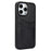For iPhone 14 Pro Card Slot Case PU+TPU Protective Phone Cover - Black - 3