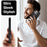 For iPhone 14 Pro Card Slot Case PU+TPU Protective Phone Cover - Black - 6