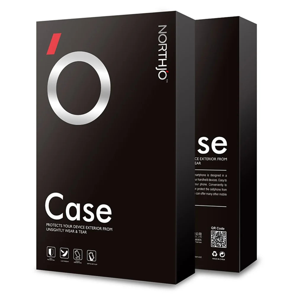 NORTHJO For OnePlus 12 5G Case Bump Proof TPU Phone Cover with 3D Curved Tempered Glass Film - Transparent - 4