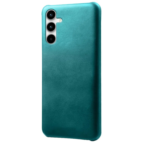 For Samsung Galaxy A15 5G Case Calf Texture PU Leather + PC Hard Phone Cover - Green - 1