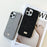 VESCENT For iPhone 14 Pro Max Case Glitter TPU+PC Drop-proof Cell Phone Cover - Black - 4
