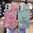 For iPhone 11 Case TPU Phone Protective Cover Sequins Epoxy Butterfly Design - Green - 2
