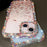 For iPhone 13 Diamond Texture Full Rhinestone Edge TPU Phone Cover - Transparent Pink - 3