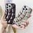 For iPhone 14 Pro TPU Case Shockproof Rhombus Grid Desgin Electroplating Phone Cover - Black - 4