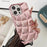 For iPhone 15 Pro Max Electroplating Case Rhombus Grid Flexible TPU Phone Cover - Pink - 1