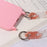 For iPhone 14 Pro Max Case Soft TPU Shock-Absorbent Smart Phone Cover with Straps - Pink - 2